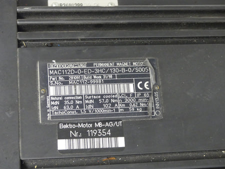 INDRAMAT MAC112D-0-ED-3HC/130-B-0/S005