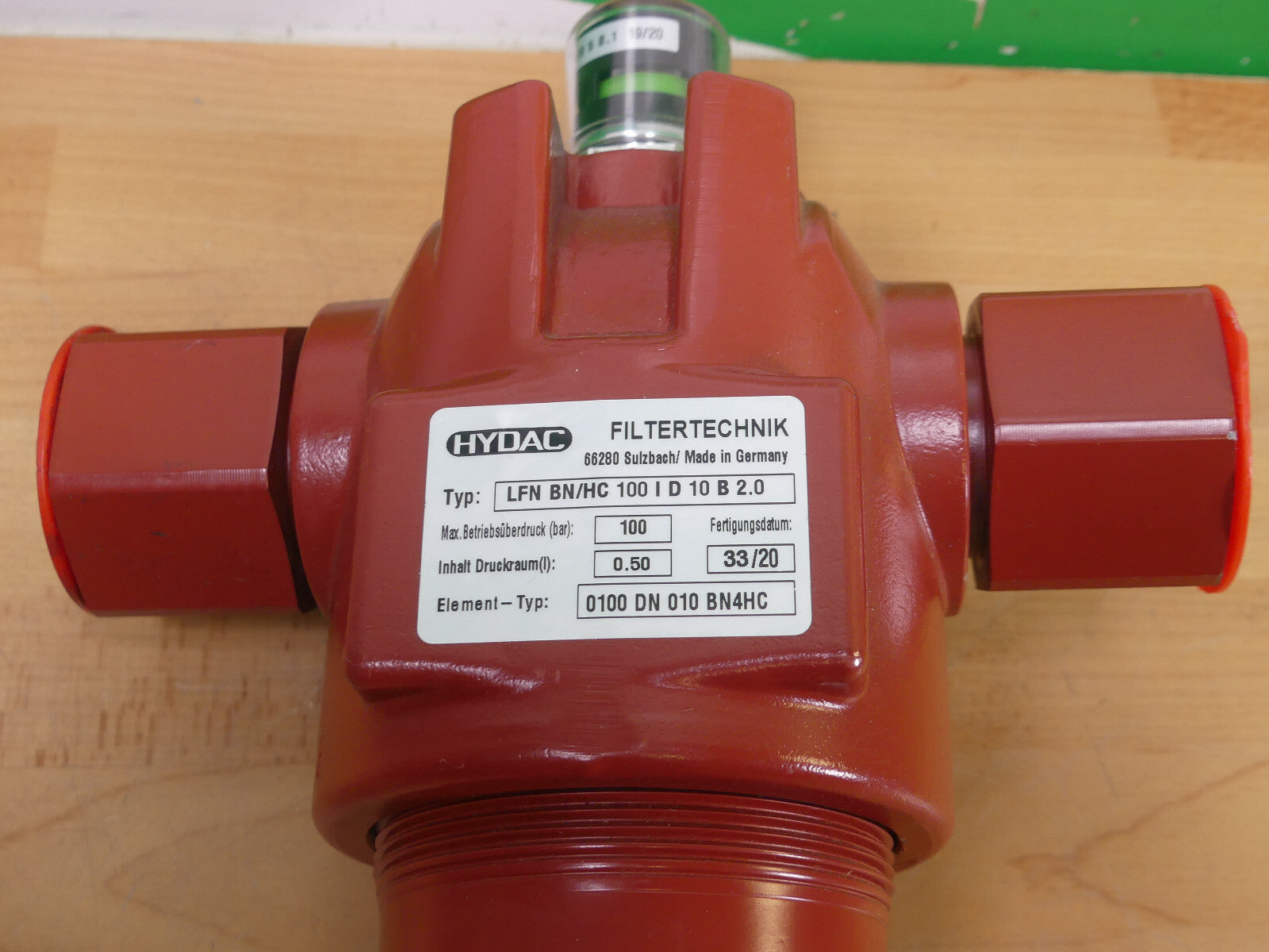 HYDAC LFN BN/HC 100 I D 10 B 2.0    LFNBN/HC100ID10B2.0