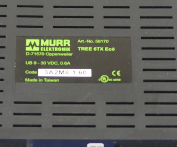 Murr Elektronik TREE 6TX ECO UB 9-30 VDC.0.6A