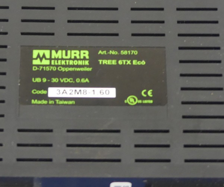 Murr Elektronik TREE 6TX ECO UB 9-30 VDC.0.6A