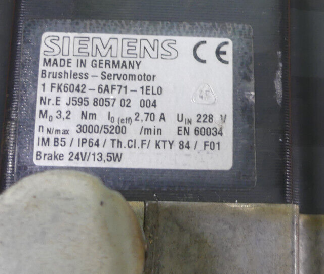 SIEMENS 1FK6042-6AF71-1EL0