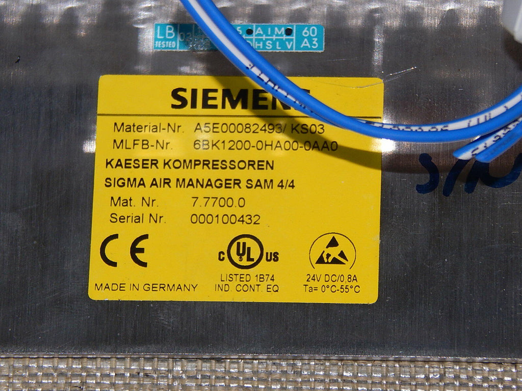 Siemens Kaeser Sigma Air Manager SAM 4/4 6BK1200-0JD00-0AA0 s.Bilder