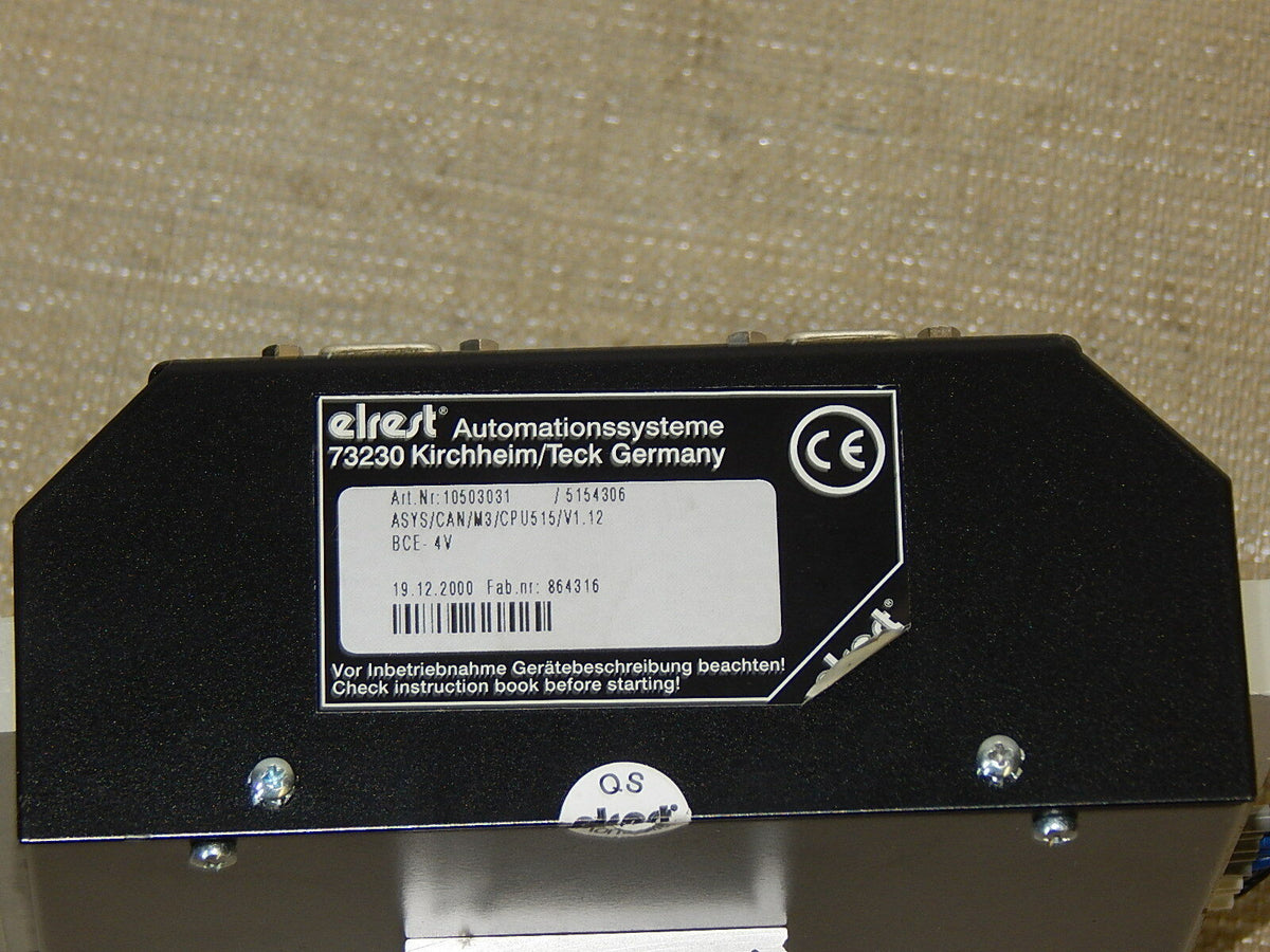 elrest ASYS/CAN/M3/CPU515/V1.12 Control Module used
