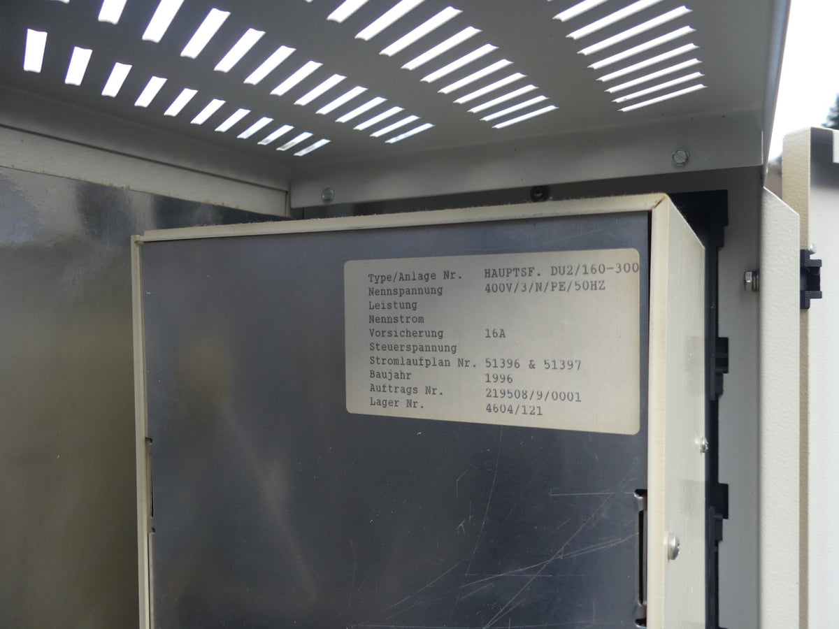 WEISS TECHNIK DU22/300/40 269978/1/0001 B.J 1996