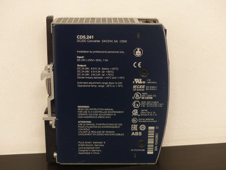 PULS CD5.241  24V/24V 5A 120W  DC/DC CONVERTER s.Bilder