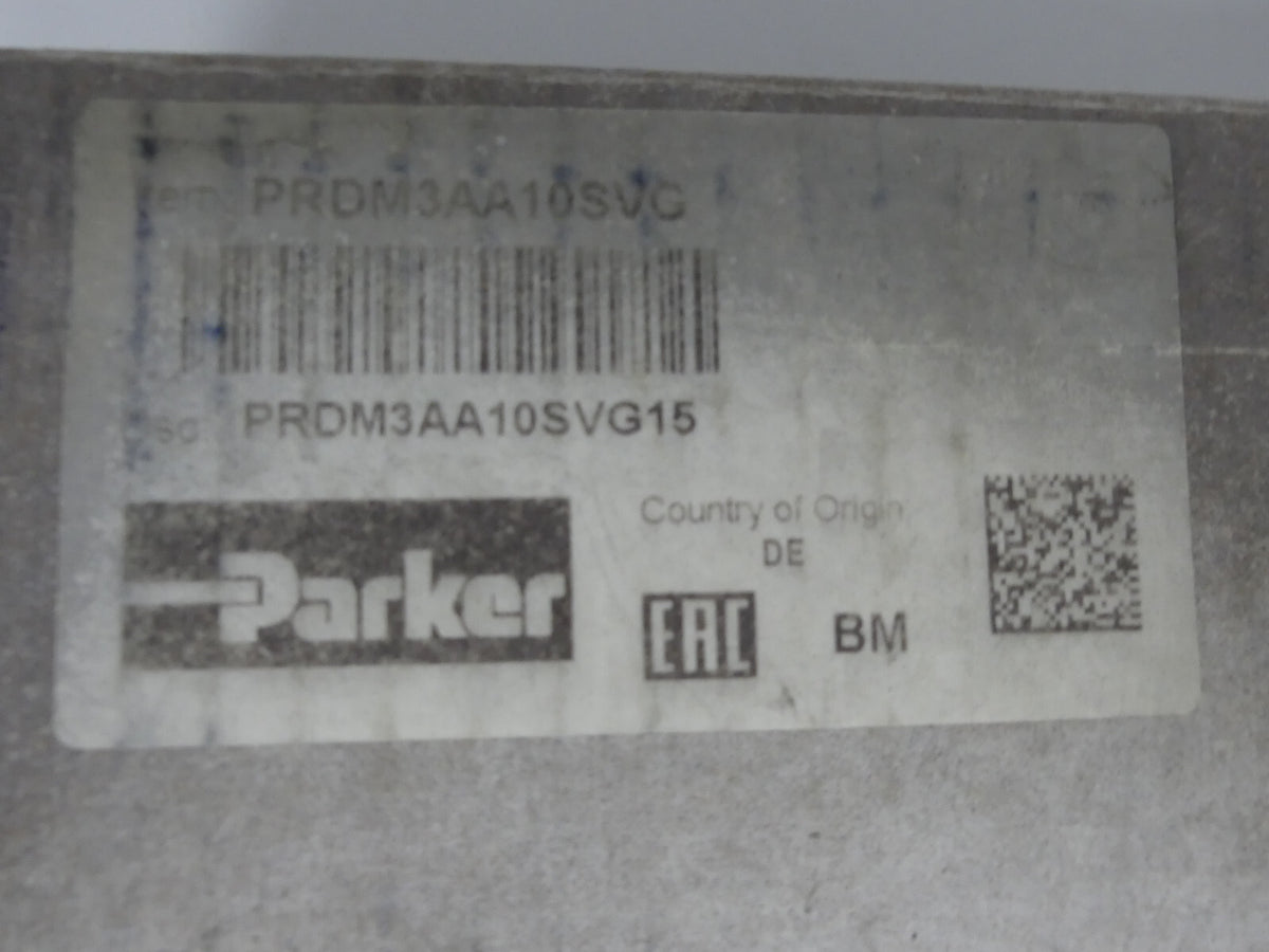 Parker PRDM3AA10SVG15 Druckreduzierventil