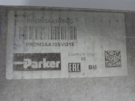 Parker PRDM3AA10SVG15 Druckreduzierventil
