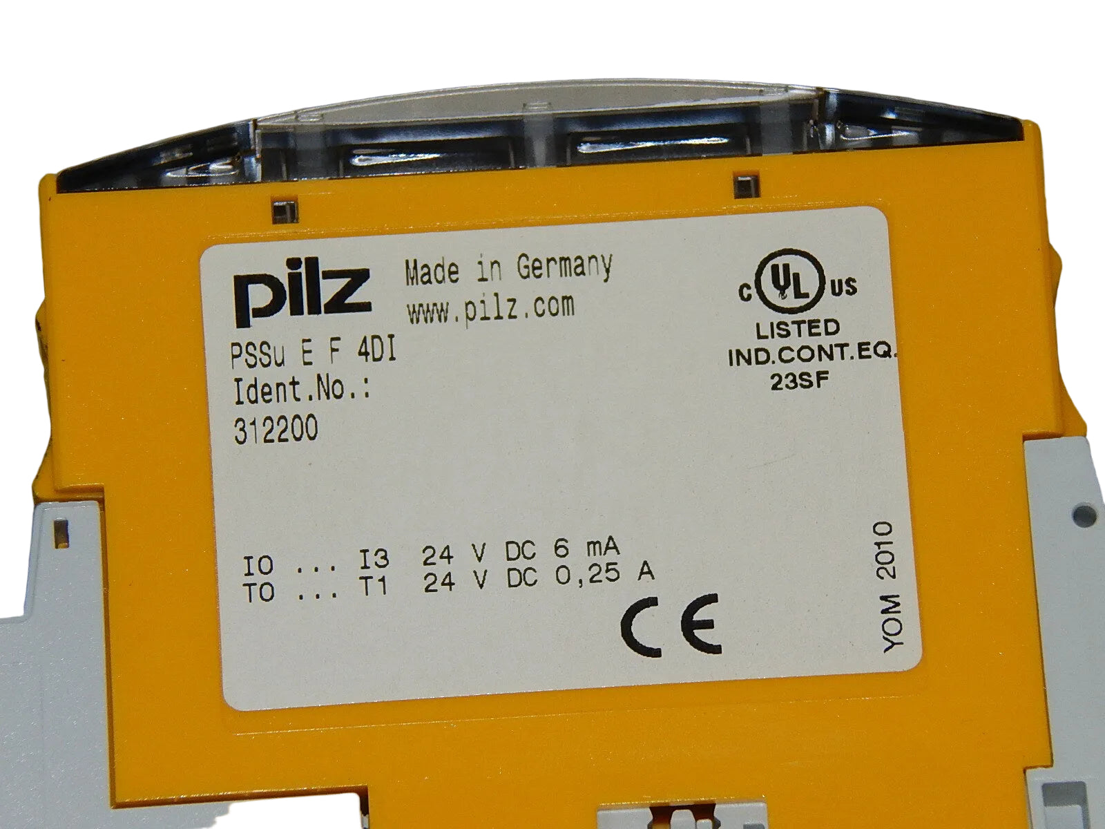 6x PILZ PSSu E F 4DI Ident. Nr. 312200 Used
