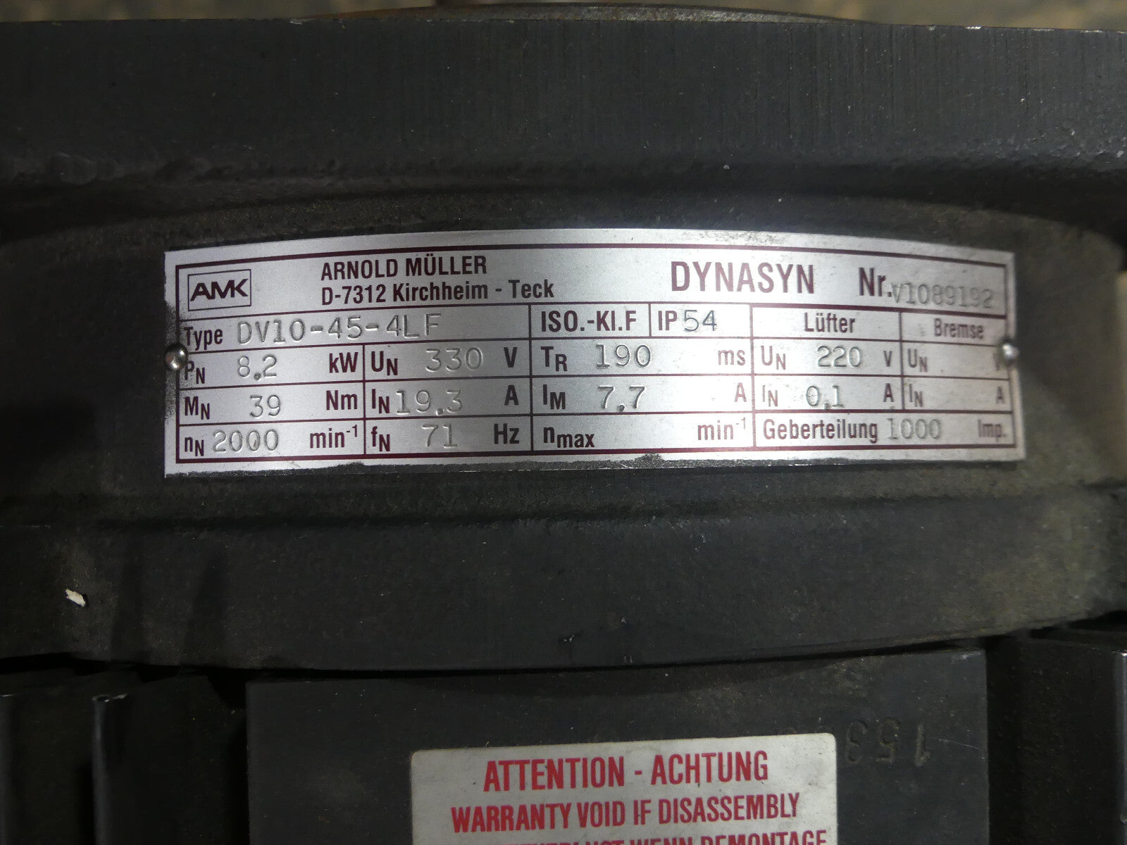 AMK  DV10-45-4LF