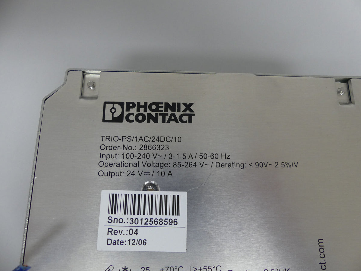 Phoenix Contact 2866323 Trio-PS/1AC/24DC/10