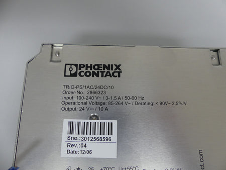 Phoenix Contact 2866323 Trio-PS/1AC/24DC/10