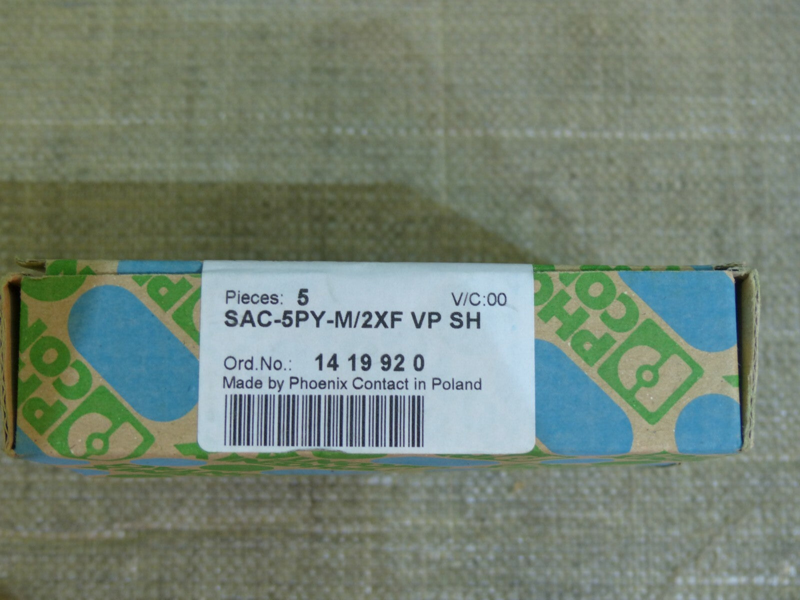 Phoenix Contact SAC-5PY-M/2XF VP SH