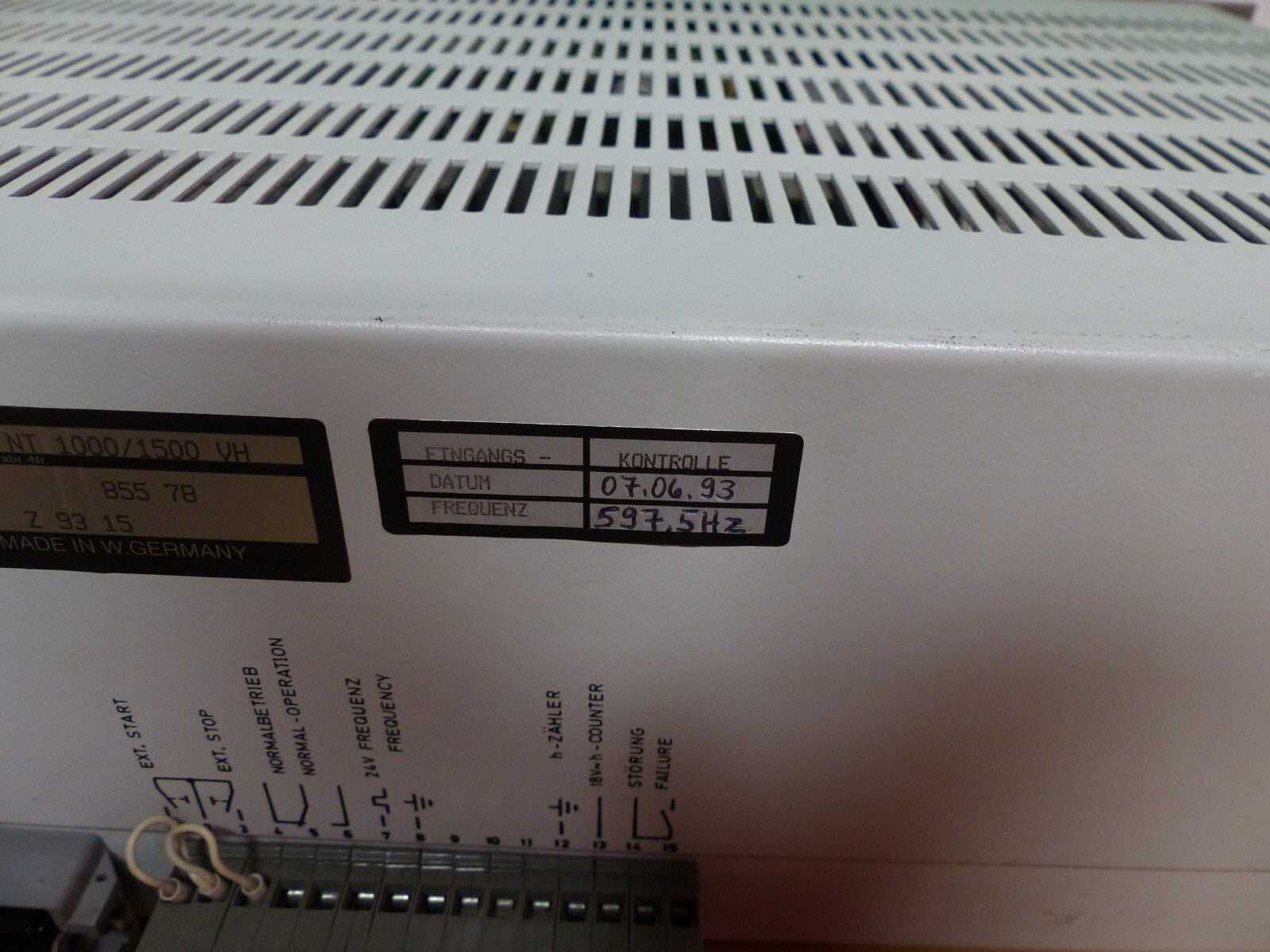leybord turbotronik nt 1000/1500 vh oer tutbovac 1000 used s.Bilder