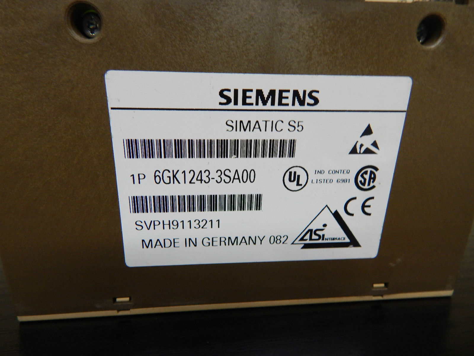 Siemens Simatic S5 6ES5 6GK 1243-3SA00