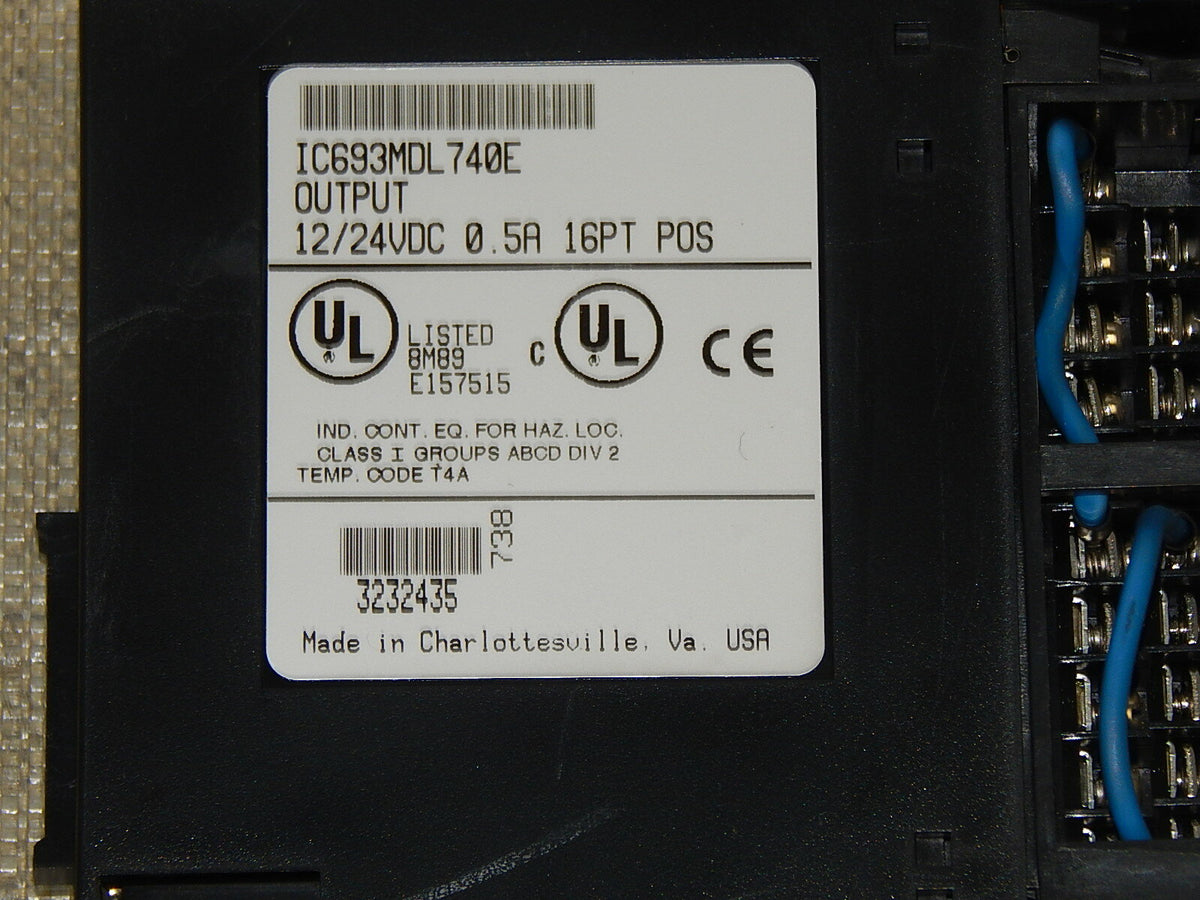  GE FANUC IC693MDL740E Output Module used