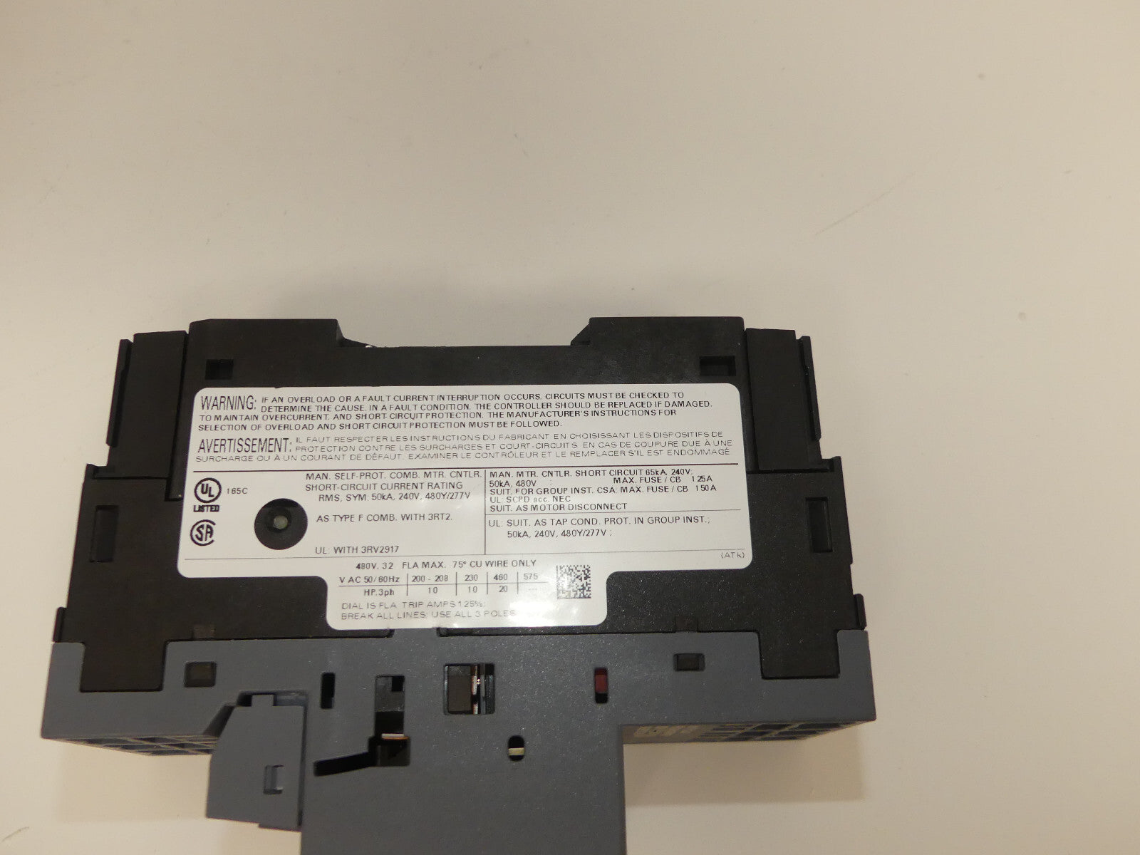 Siemens 3RV2021-4EA20 SIRIUS Leistungsschalter