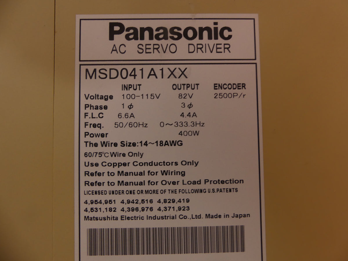Panasonic MSD041A1XX