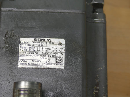 Siemens Simotics S Synchronservomotor 1FK7063-2AF71-1CH0    (s.Bilder)