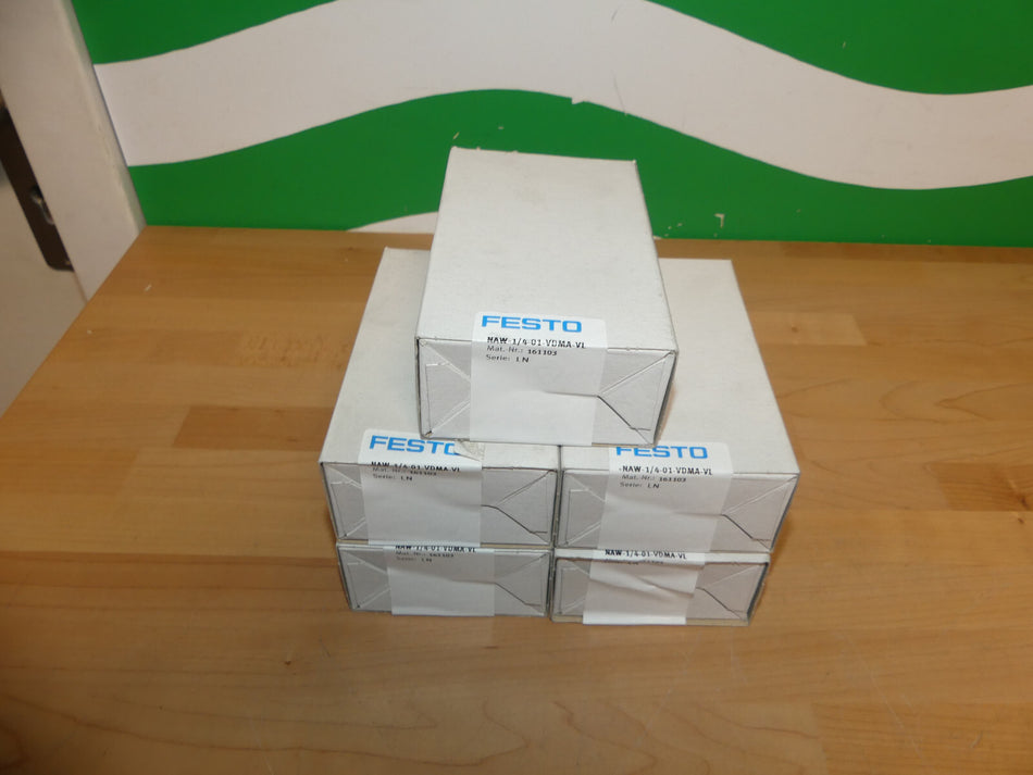 5XFesto Verkettungsplatte NAW-1/4-01-VDMA-VL 161103