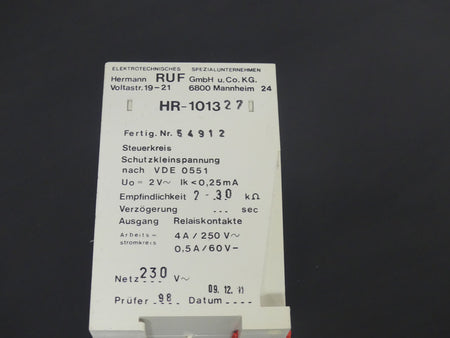RUF HR-1013 HR1013 HR-101327 s.Bilder