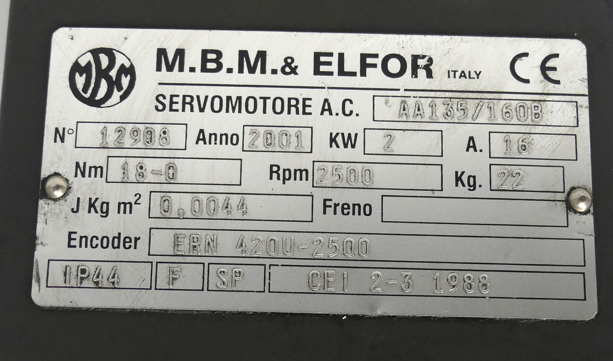 M.B.M.&ELFOR AA135/160B