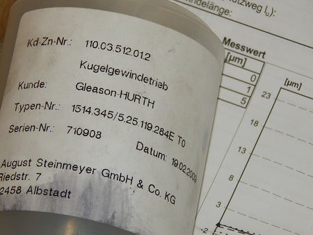  Steinmeyer  ETA 1514.345/5.25.119.284E T0  Kugelgewindetrieb  mit Prüfprotokoll