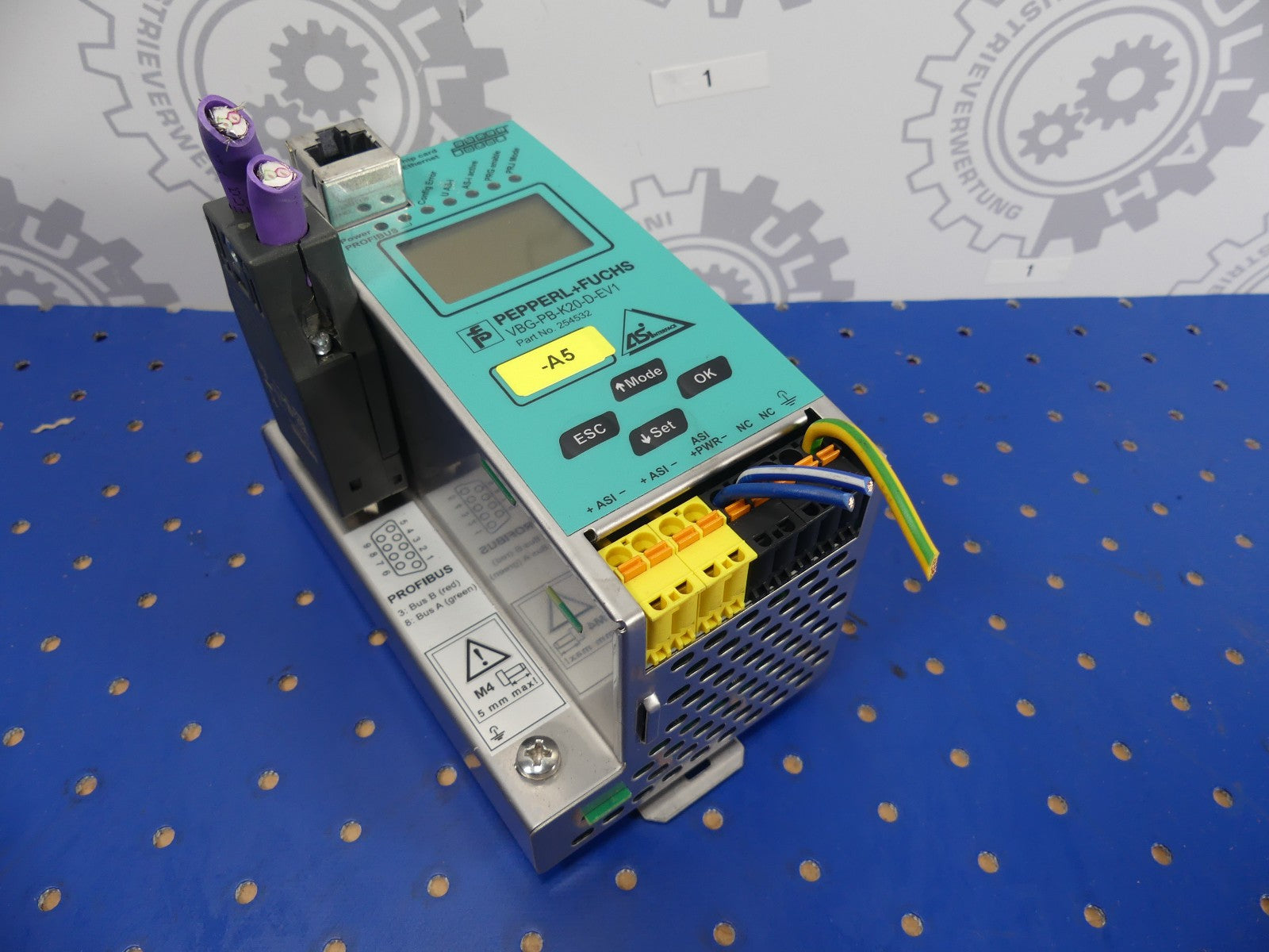 Pepperl+Fuchs VBG-PB-K20-D-EV1  AS-i  Profibus Gateway 1-Master
