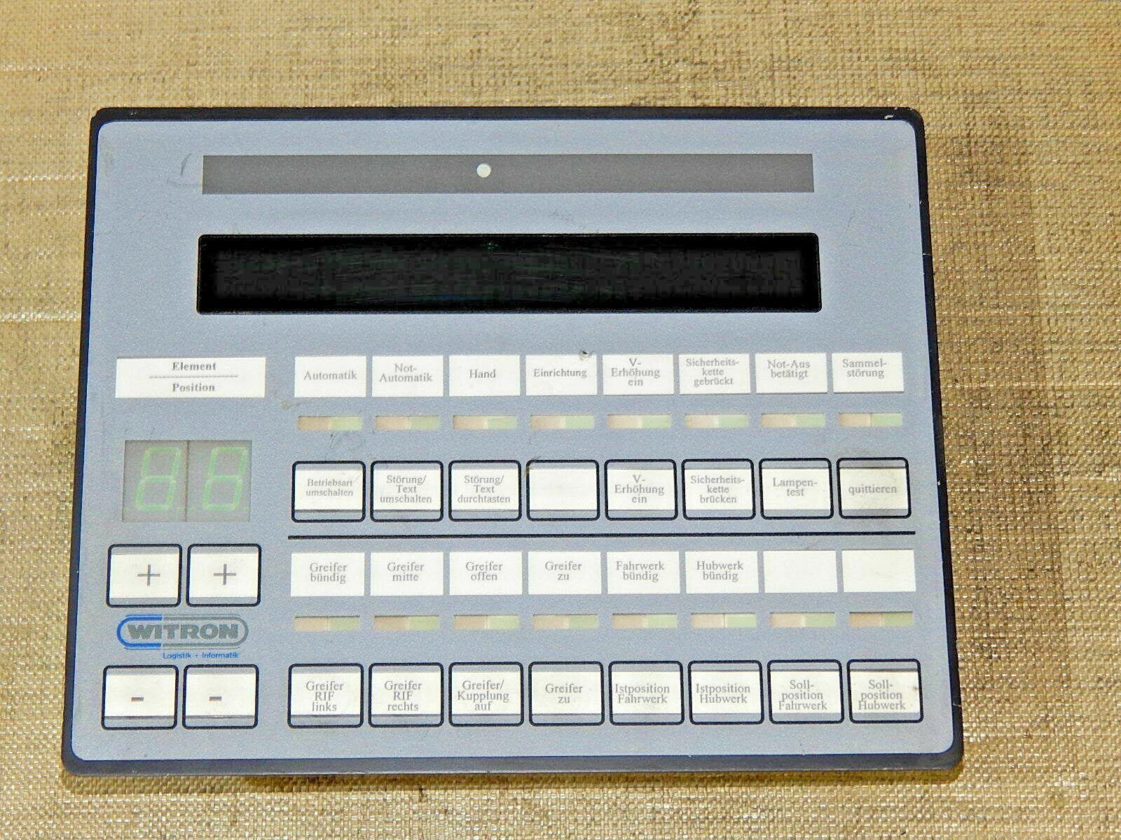 Witron Tastatur  TAST20-IBS-S2T2 used