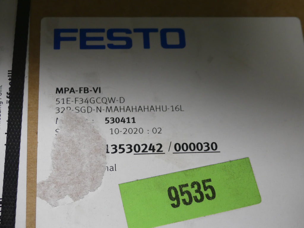Festo Ventilinsel MPA-FB-VI 530411
