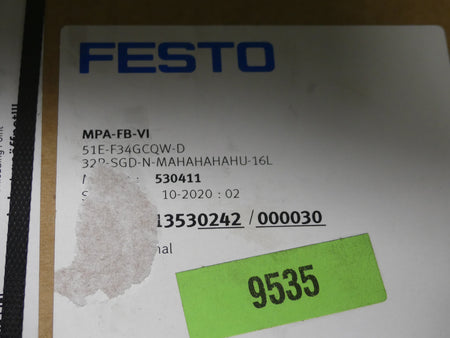 Festo Ventilinsel MPA-FB-VI 530411
