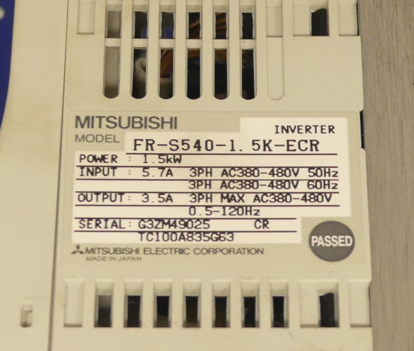 MITSUBISI S500 FR-S540-1.5-ECR