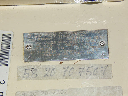 SIEMENS 3~Permanent-Magnet-Motor 1FT5102-0AC01-0-Z Used