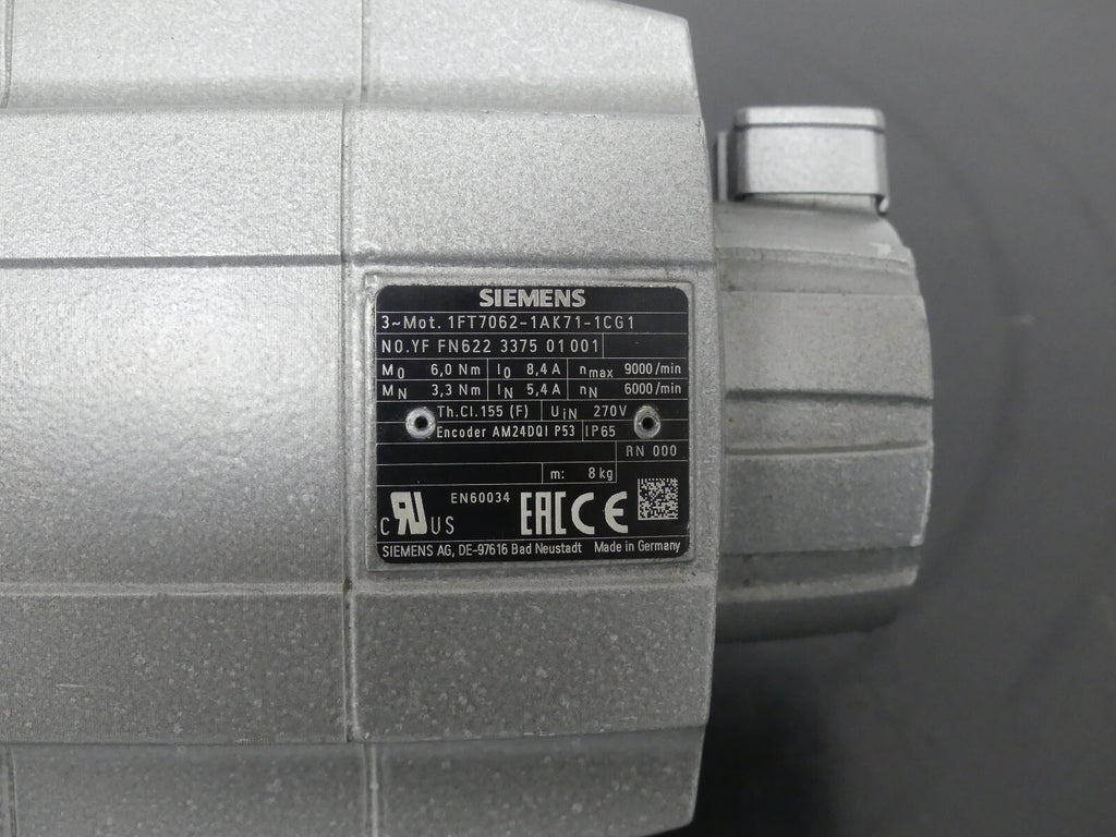 siemens 1ft7062-1ak71-1cg1   1ft70621ak711cg1 used s.Bilder