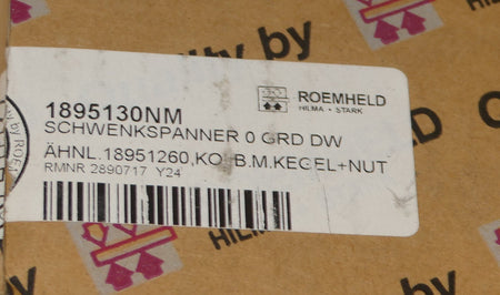 ROEMHELD 1895130NM SCHWENKSPANNER 0 GRD DW