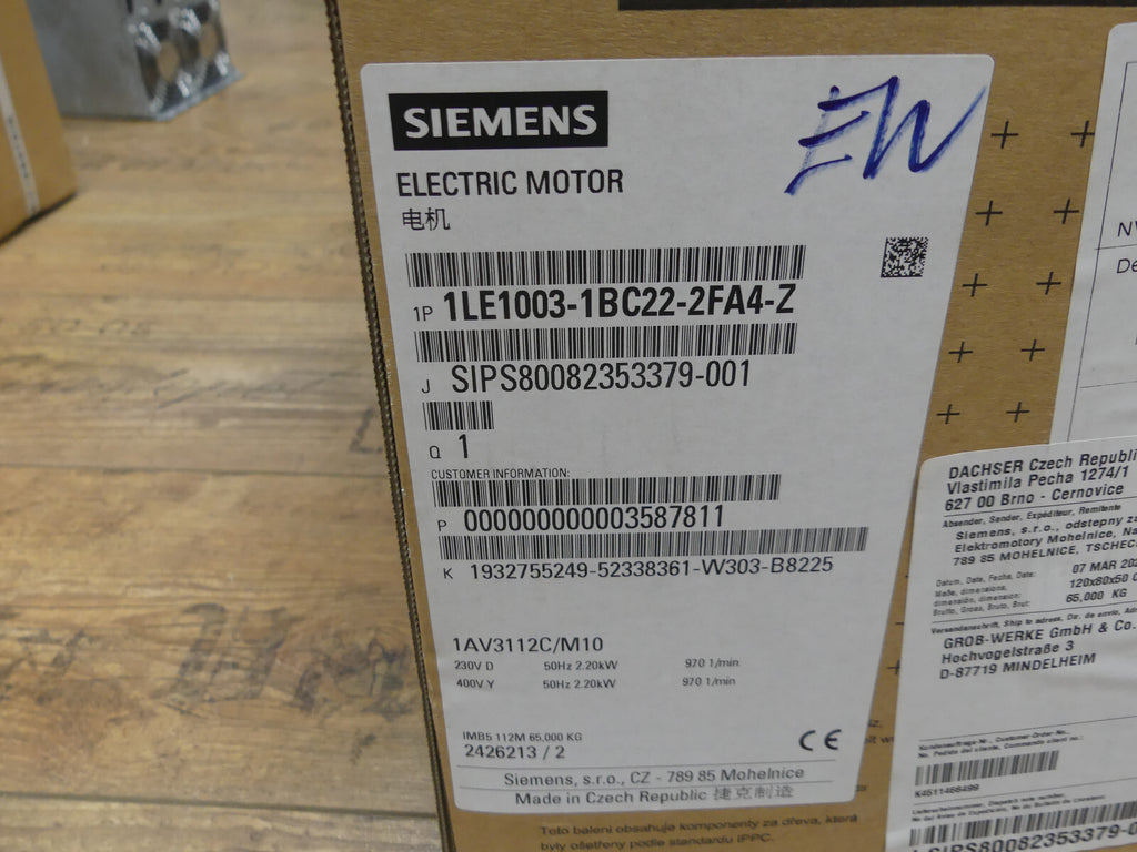 Siemens 1le1003-1bc22-2fa4-z