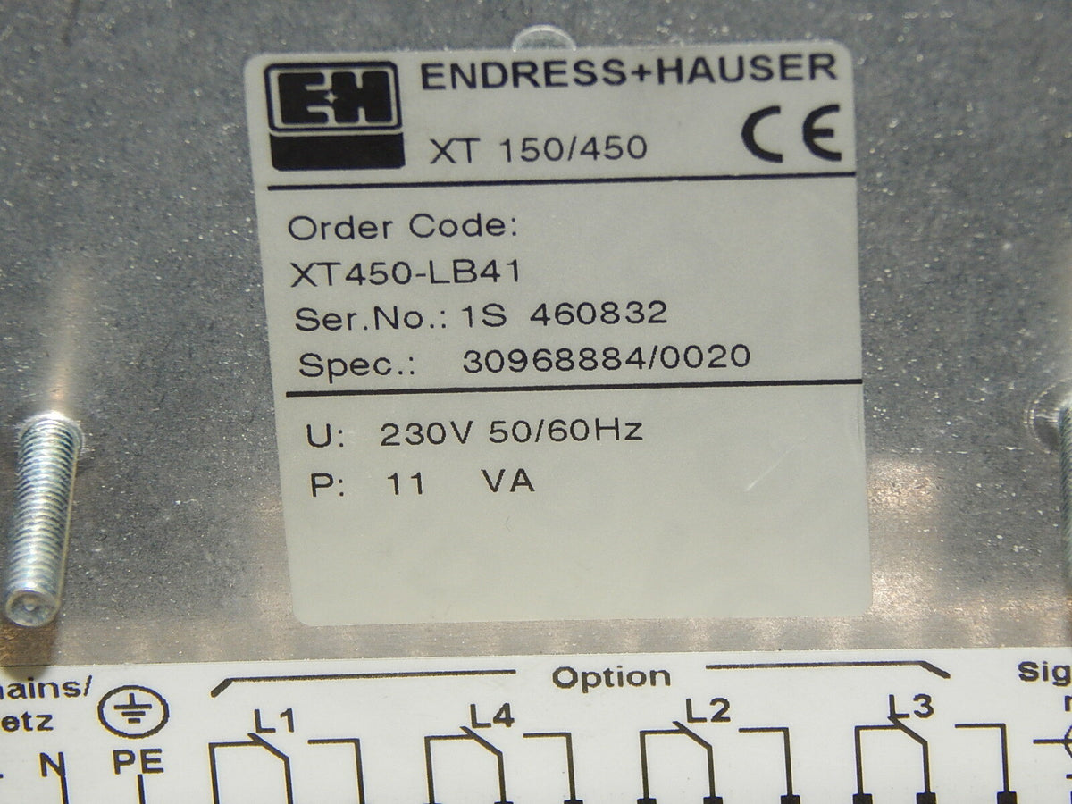  Endress+Hauser Contacter XT450-LB41  XT450LB41 230V 50/60Hz max. 11VA 