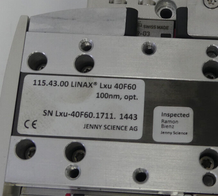JENNY SCIENCE AG 115.43.00 LINAX Lxu 40F60