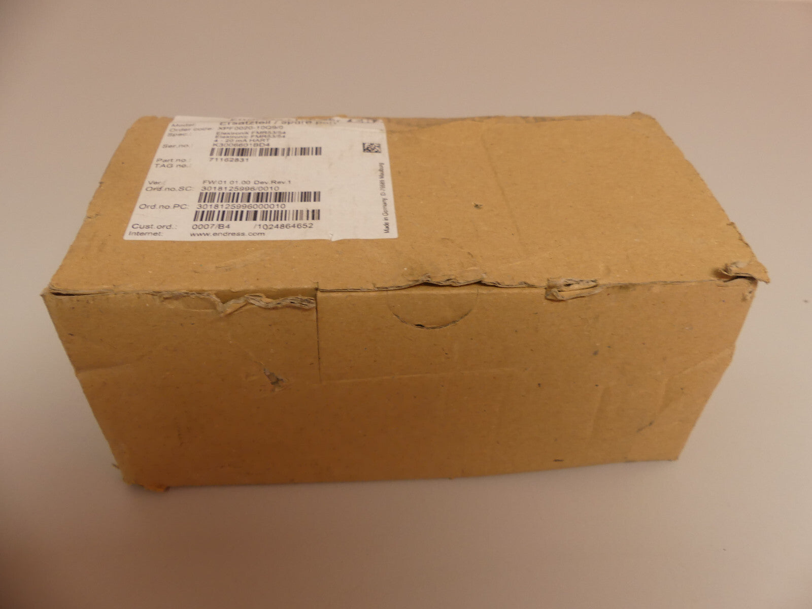 Endress+Hauser  Ersatzteil/spare part XPF0020-10Q9/0