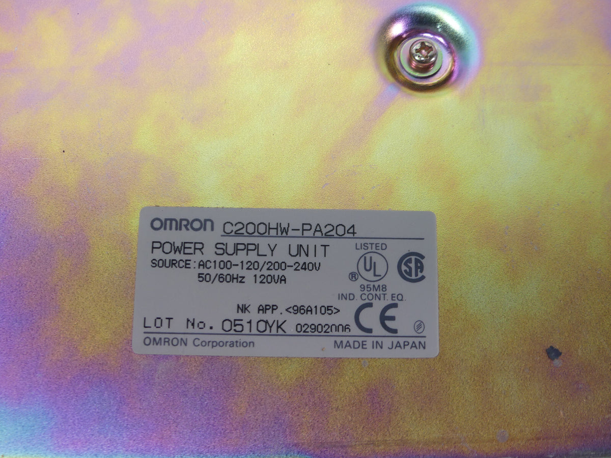 Omron C200HW-PA204 Power Supply Unit