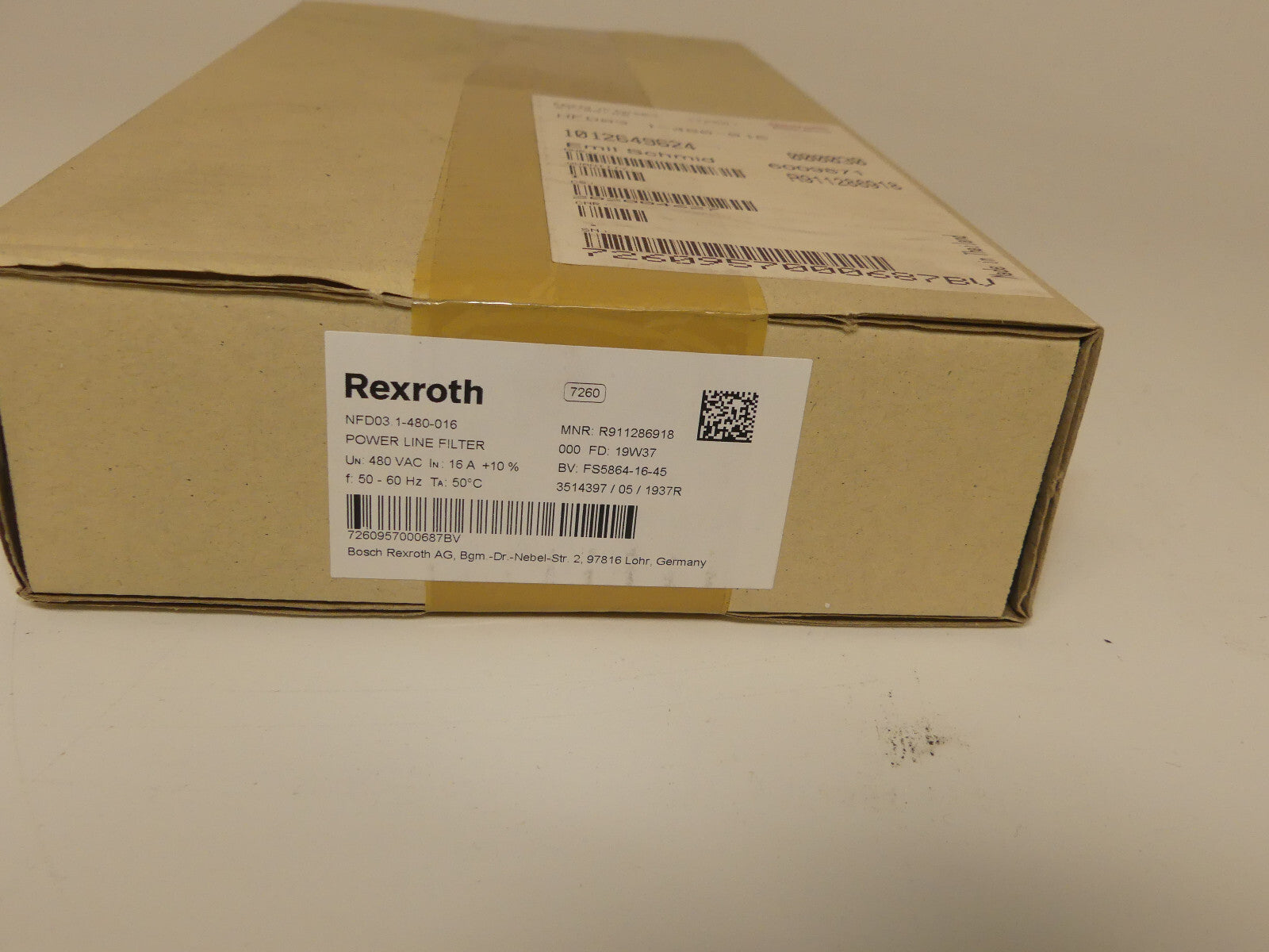 Rexroth NFD03.1-480-016 Netzfilter Line Filter 480 V