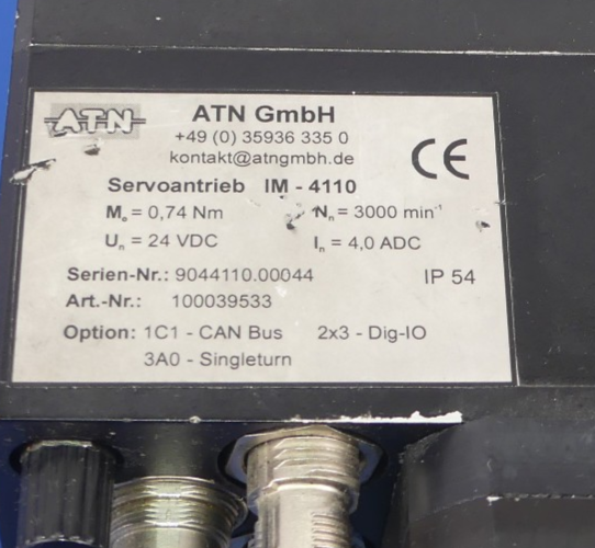 ATN SERVOANTRIEB IM-4110