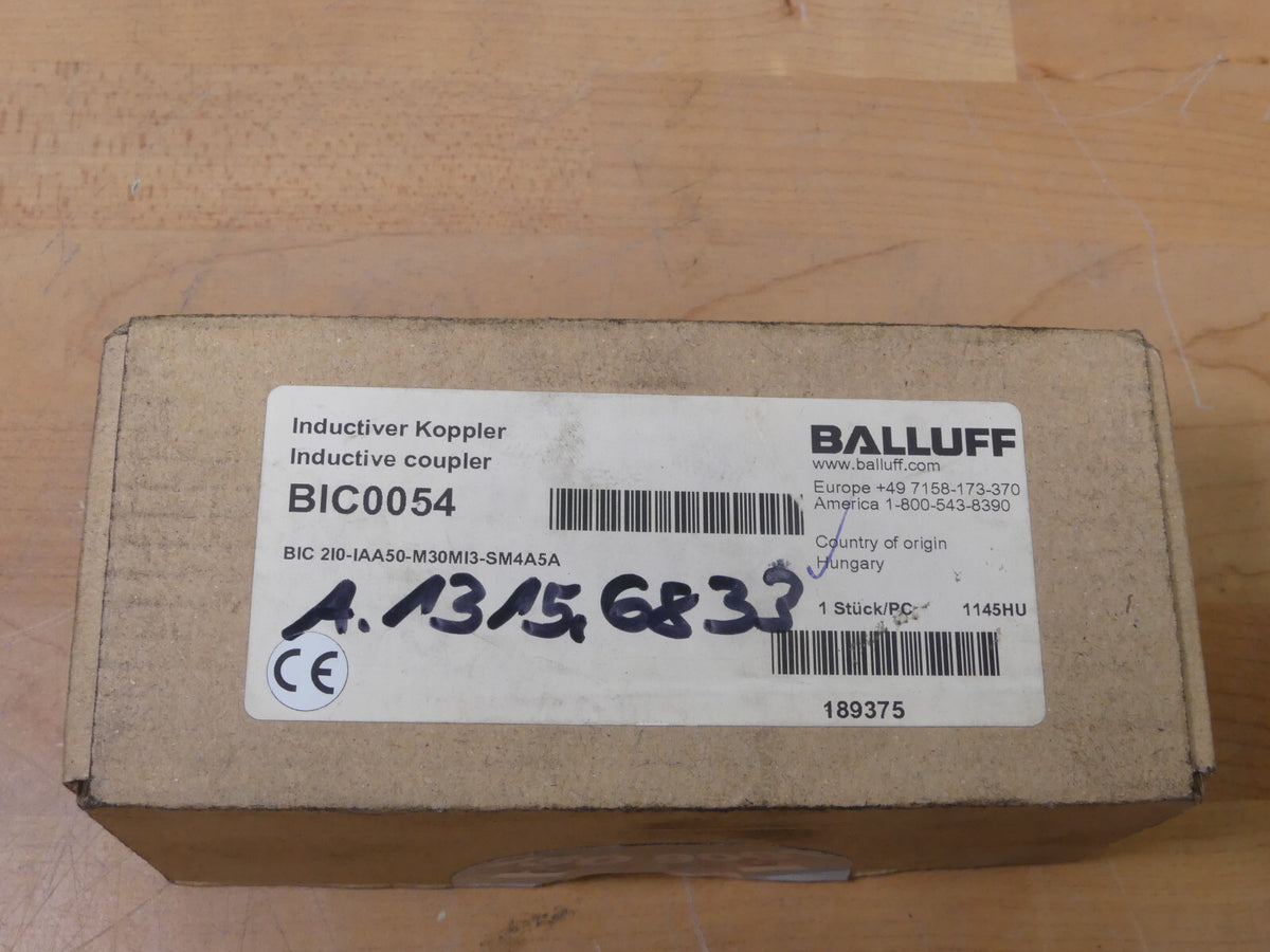 Balluff BIC0054 Fluid Pressure Regulator