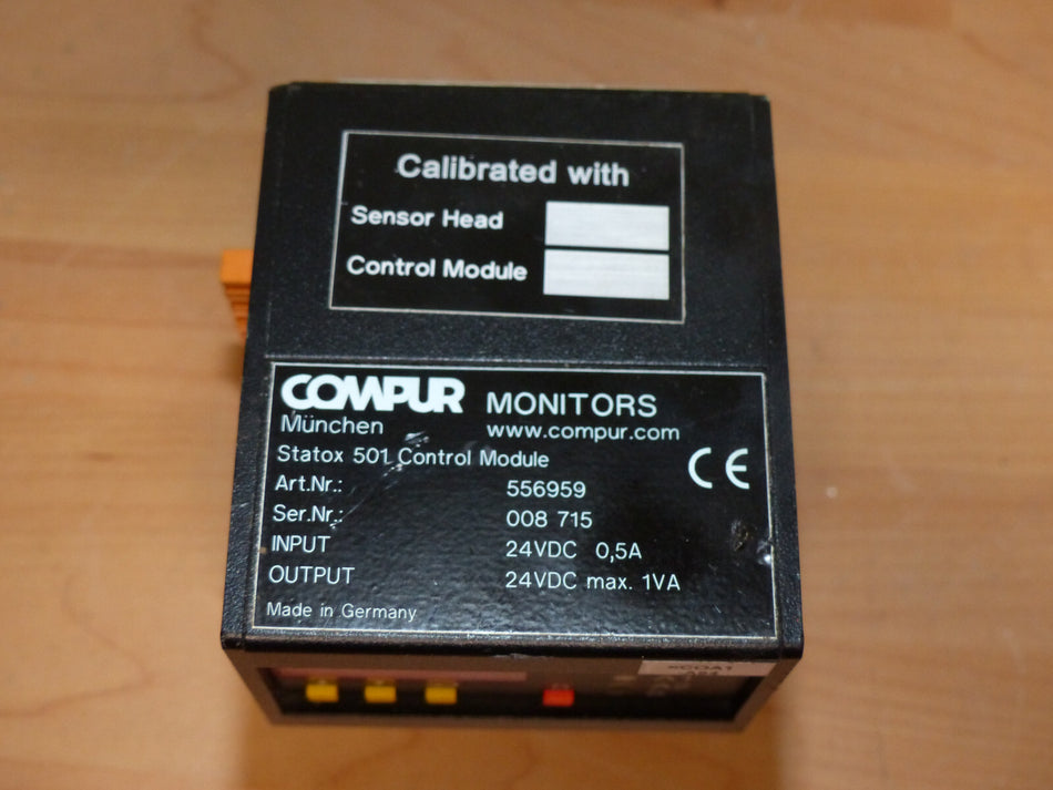 Compur Monitors Gas Detector Statox 501 Control Module  used s.Bilder