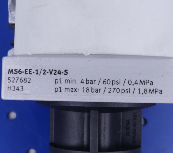 FESTO MS6-EE-1/2-V24-S 527682 + MSEB-3-24V DC 681663