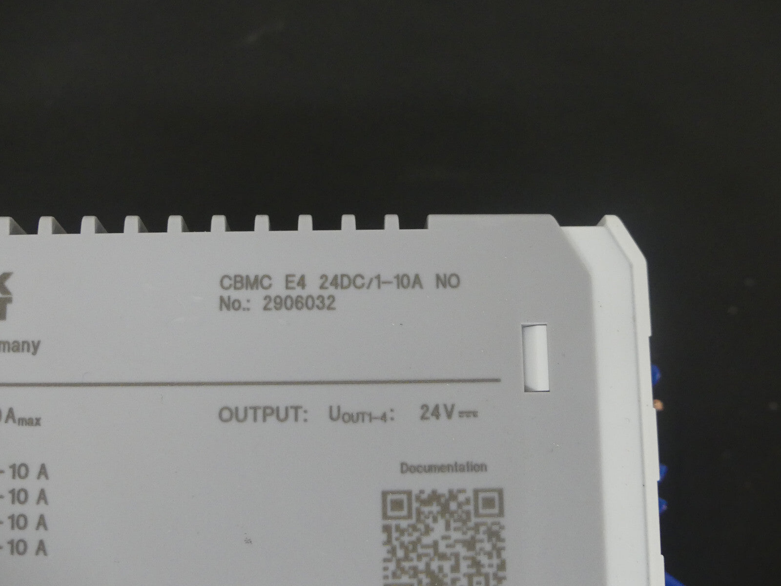 PHOENIX CONTACT CMBC E4 24DC/1-10A NO