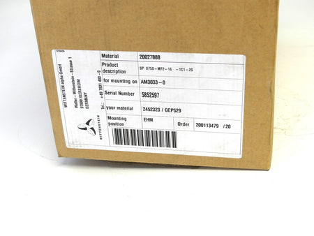 WITTENSTEIN alpha Planetengetriebe SP 075S-MF2-16-1C1-2S