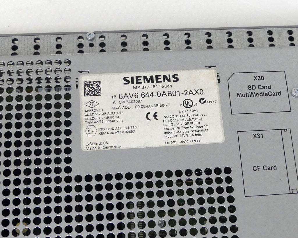 Siemens 6AV6644-0AB01-2AX0