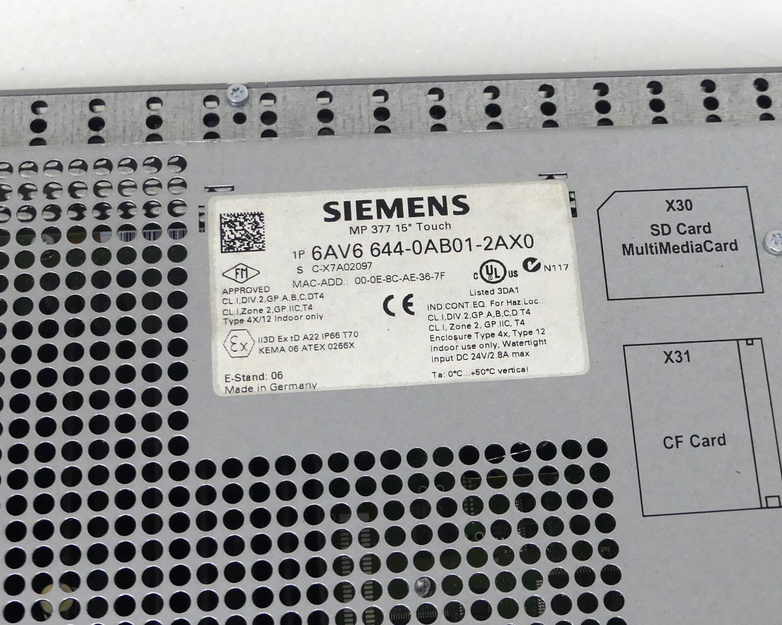 Siemens 6AV6644-0AB01-2AX0