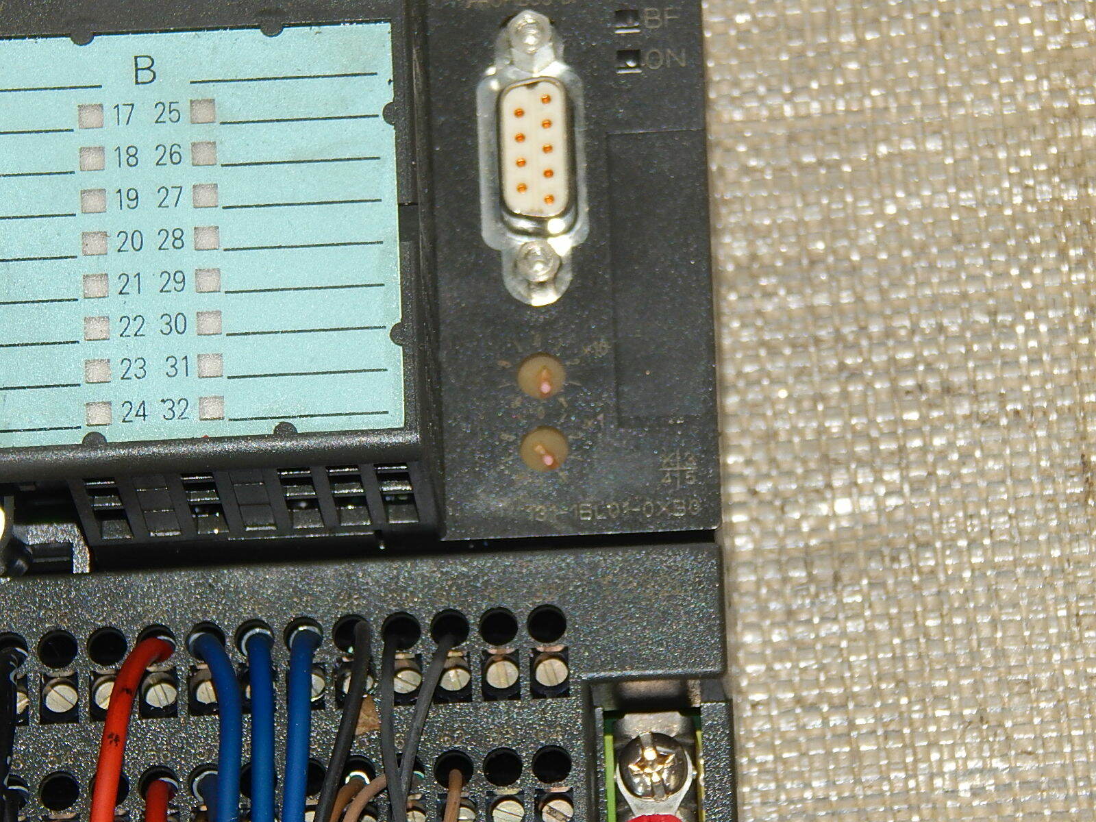 3Siemens simatic S7 6ES7 131-1BL01-0XB0 E.:1+6ES7193-1CL00-0XA0 E.:1 used