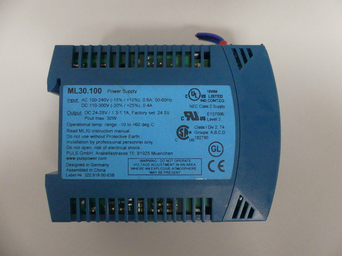 PULS POWER SUPPLY ML 30.100